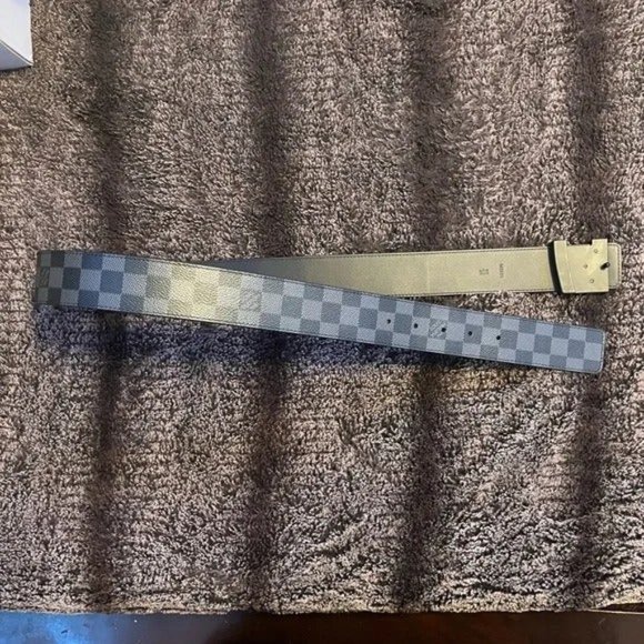 Loüis Vüitton Damier Graphite Belt Sz 95 - Picture 9 of 11